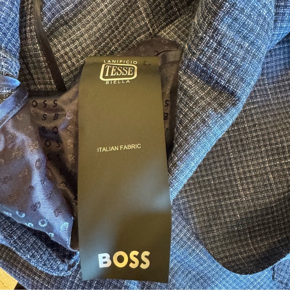 New! Hugo Boss Navy Blue Sport Coat Blazer | 46R - Picture 7 of 9